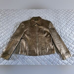 Adler Collection Women's Black Genuine Lamb Skin Jacket PM